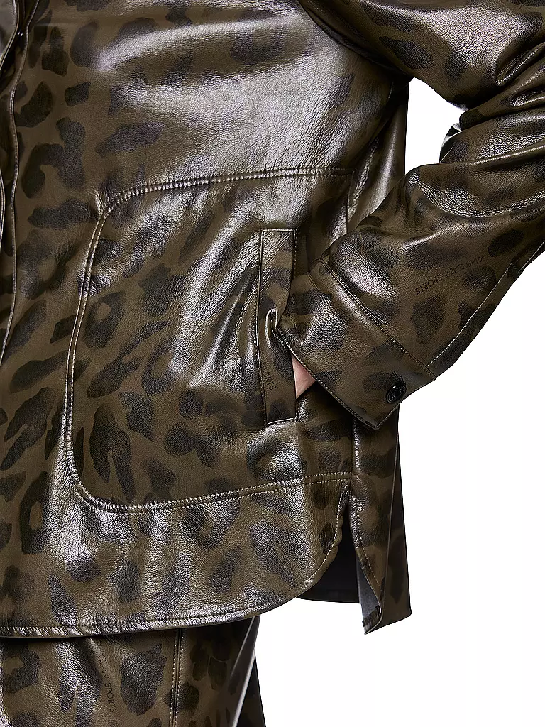 MARC CAIN | Blouse en similicuir | 
