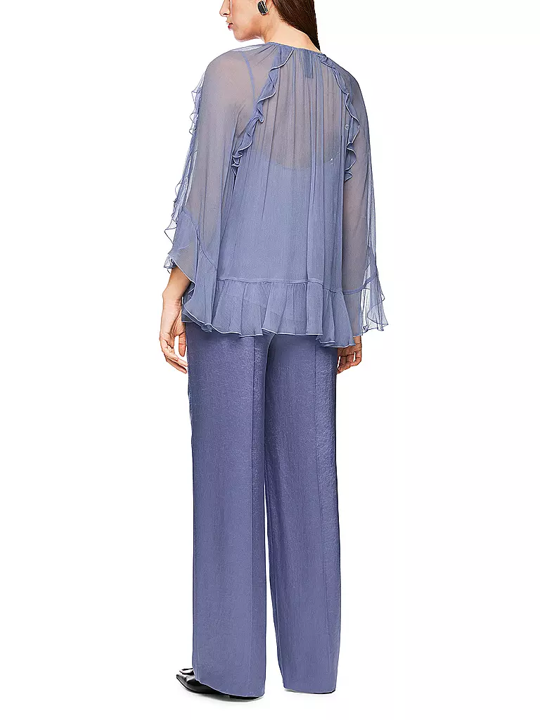 MARC CAIN | Bluse
MARC CAIN
bleu
Mode,Femmes
Conseil mode

Longueur des manches: Manches 3/4
Encolure: Col rond
Matériel: Viscose, Polyester / Polyamide
Forme du col: Col de chemisier
Motif: Uni
Coupe (vêtements d'extérieur): Ample
Style: Glamour
Détails: Volant, | 