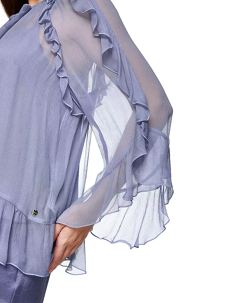 MARC CAIN | Bluse
MARC CAIN
bleu
Mode,Femmes
Conseil mode

Longueur des manches: Manches 3/4
Encolure: Col rond
Matériel: Viscose, Polyester / Polyamide
Forme du col: Col de chemisier
Motif: Uni
Coupe (vêtements d'extérieur): Ample
Style: Glamour
Détails: Volant, | 