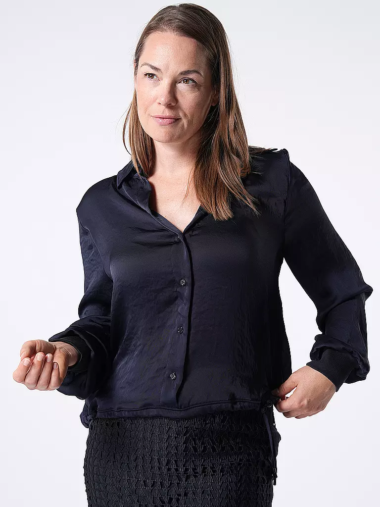 MARC CAIN | Bluse  | Bleu foncé