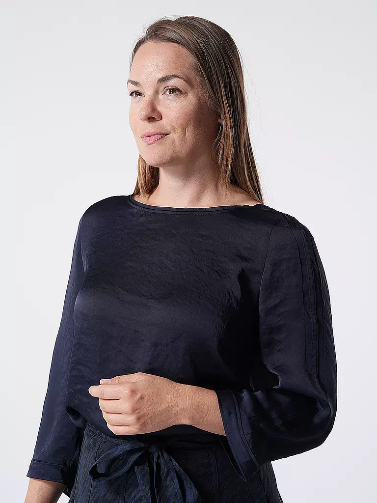 MARC CAIN | Bluse | Bleu foncé