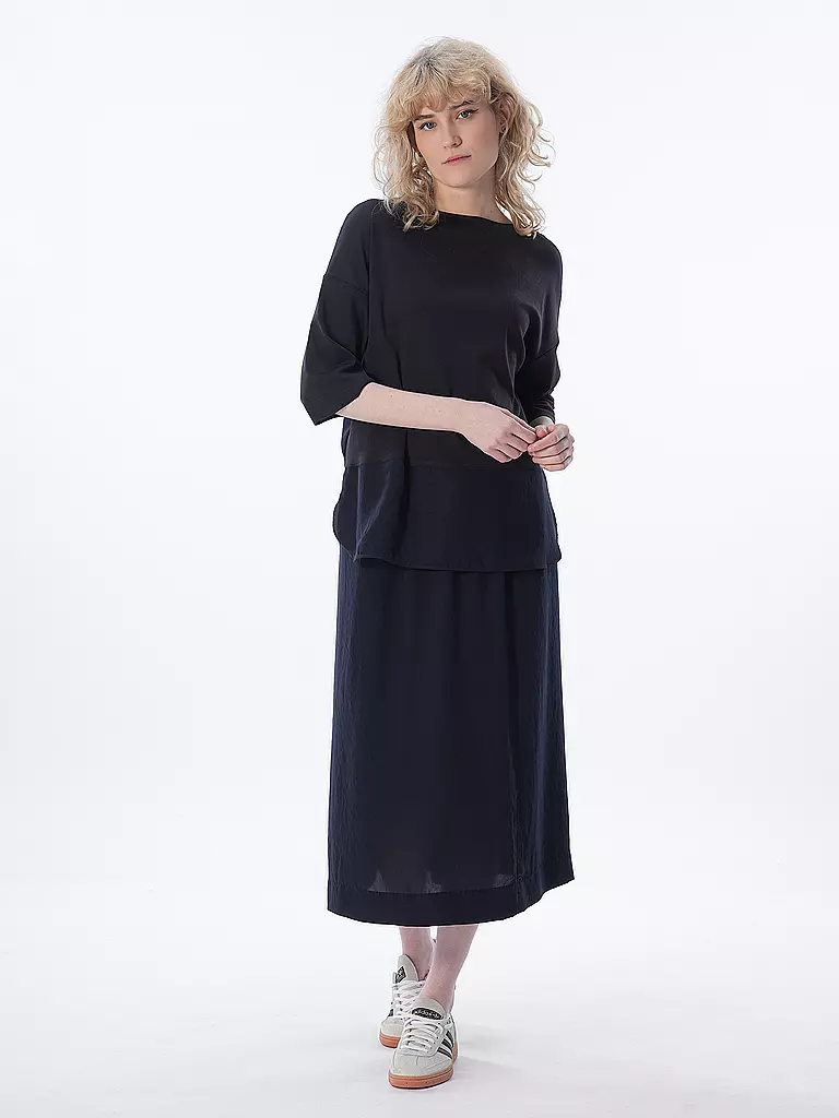 MARC CAIN | Blusenshirt | Bleu foncé