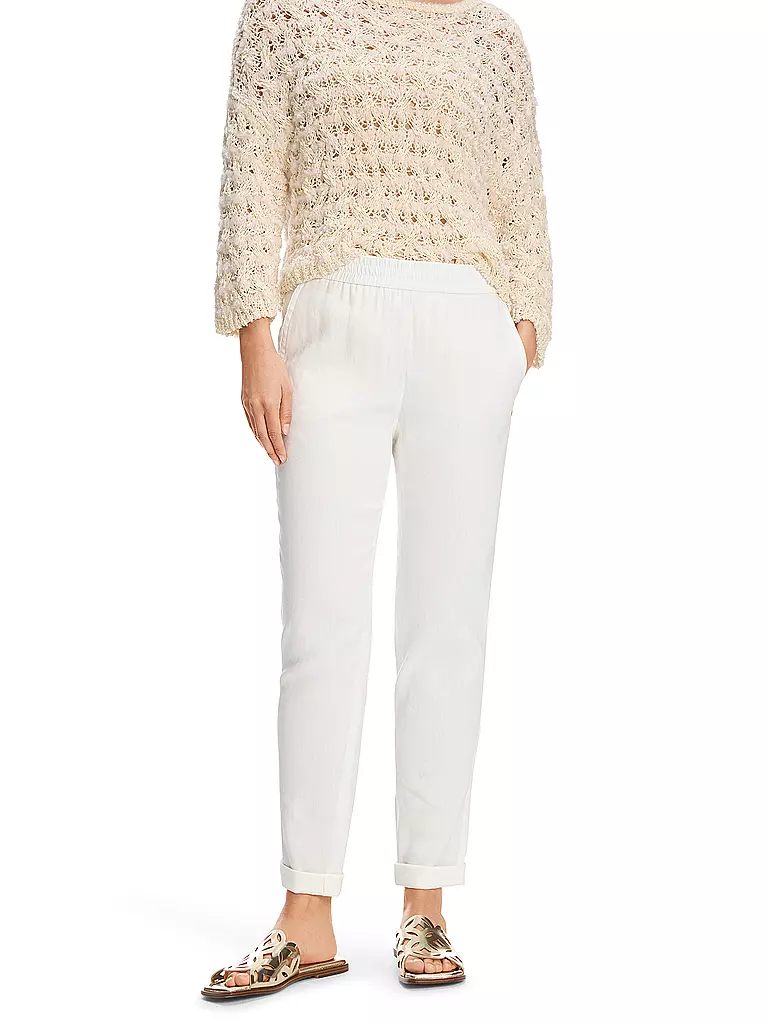 MARC CAIN | Businesshose 7/8 RHODOS | Blanc