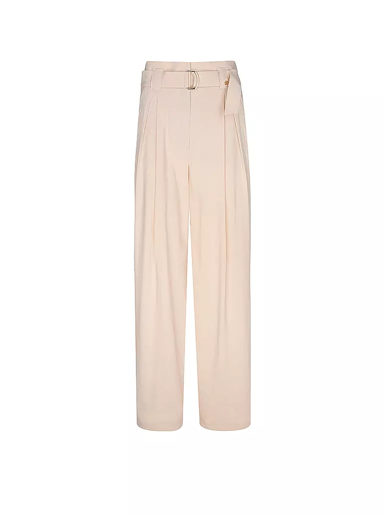 MARC CAIN | Chino taille haute WICHITA coupe ample | rosa