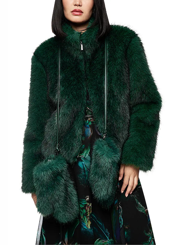 MARC CAIN | Gants - Moufles | Vert foncé