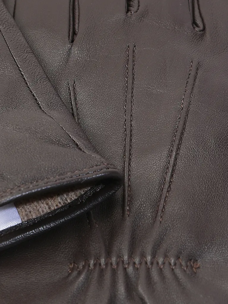 MARC CAIN | Gants en cuir | braun