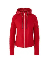 MARC CAIN | Gilet en tricot | Rouge foncé