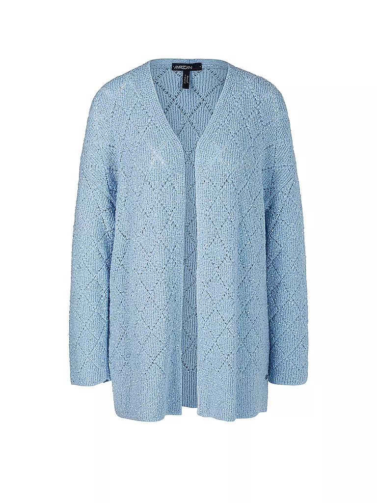 MARC CAIN | Gilet en tricot | Bleu clair