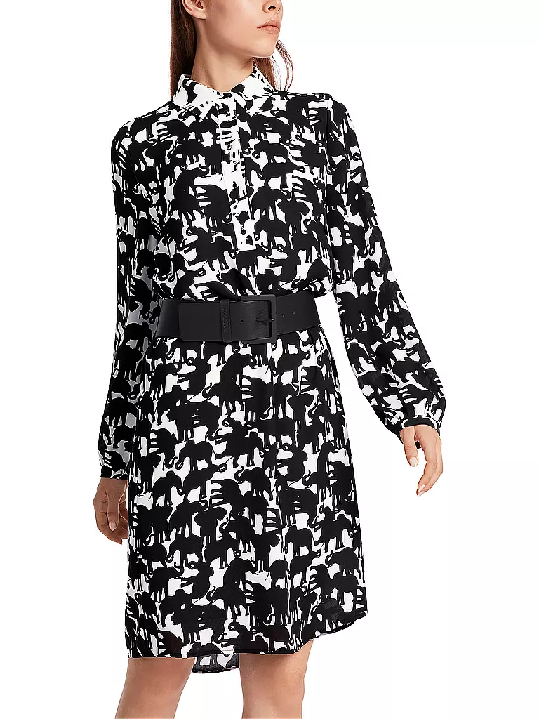 MARC CAIN | Hemdblusenkleid | Noir