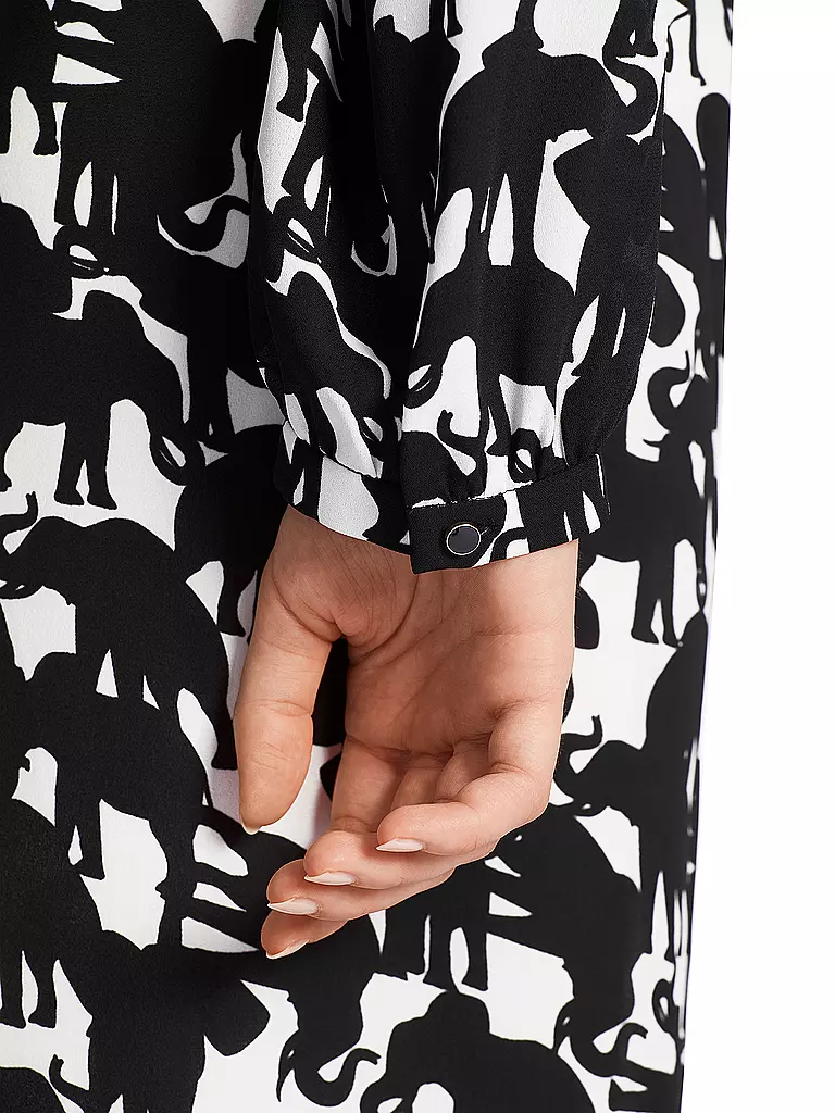 MARC CAIN | Hemdblusenkleid | Noir