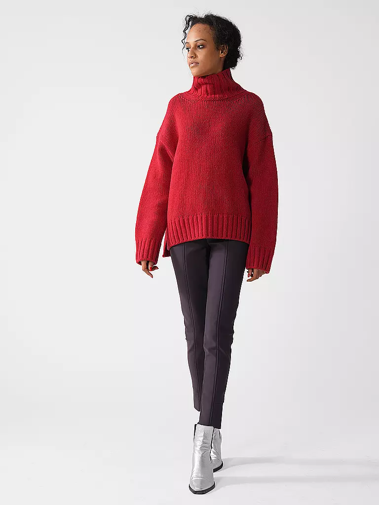 MARC CAIN | Highwaist Businesshose 7/8 SINNAR | Lilas