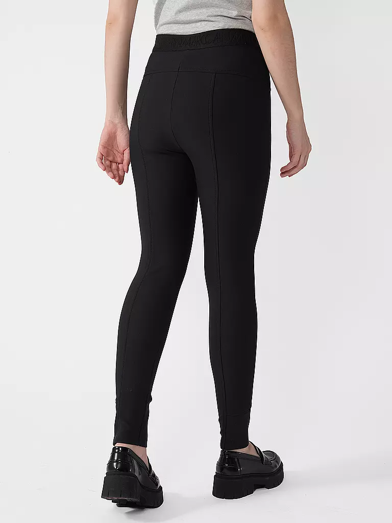 MARC CAIN | Highwaist Businesshose 7/8 SINNAR | Noir