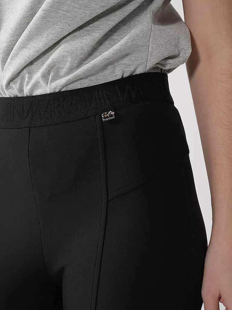 MARC CAIN | Highwaist Businesshose 7/8 SINNAR | Noir