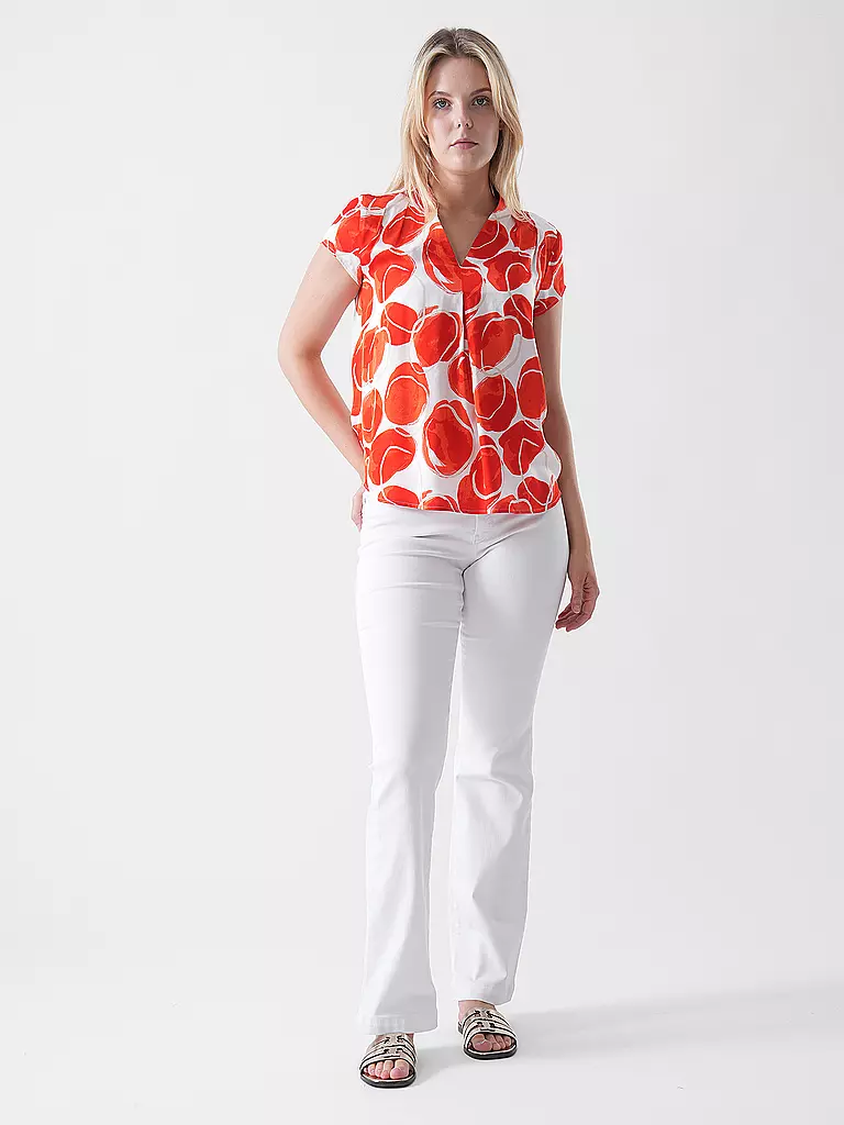MARC CAIN | Jeans Coupe Évasée FARO | weiss