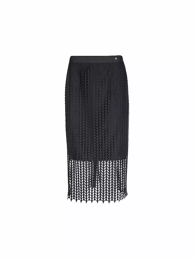 MARC CAIN | Jupe midi | Bleu foncé