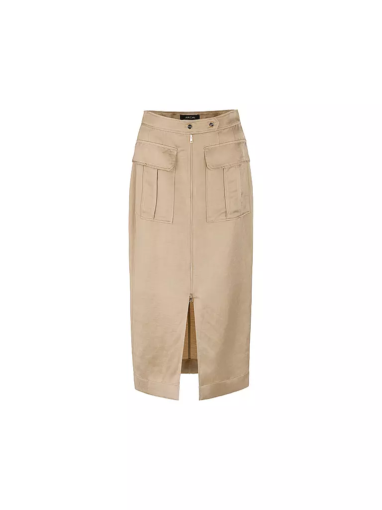 MARC CAIN | Jupe midi | Marron clair
