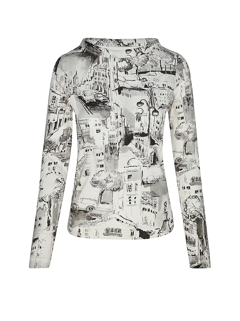 MARC CAIN | Langarmshirt | hellgrau