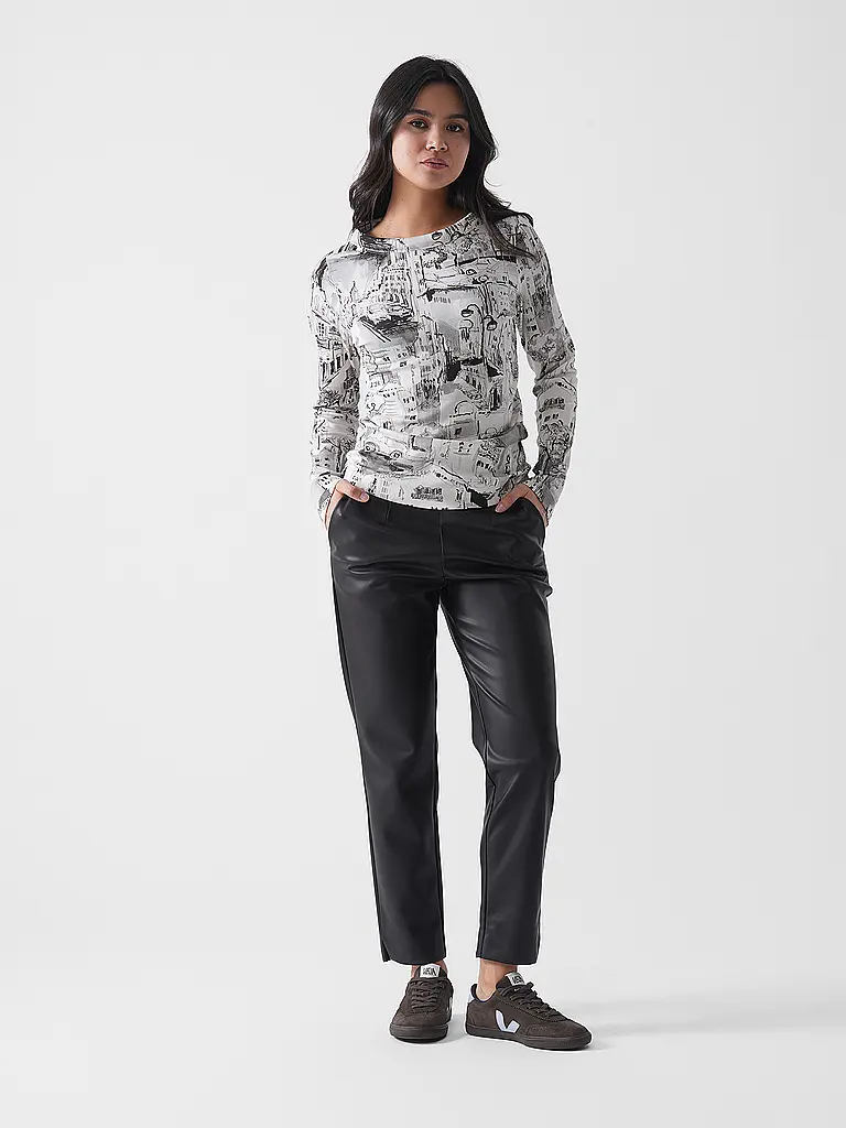 MARC CAIN | Langarmshirt | hellgrau