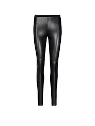 MARC CAIN | Leggings aspect cuir | Noir