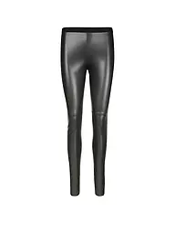 MARC CAIN | Leggings aspect cuir | Marron