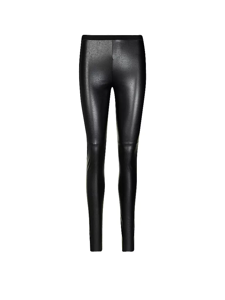 MARC CAIN | Leggings aspect cuir | schwarz