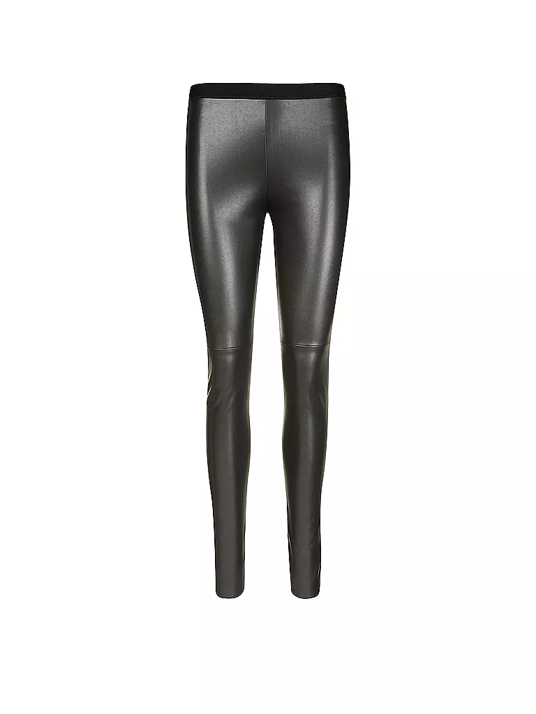 MARC CAIN | Leggings aspect cuir | braun