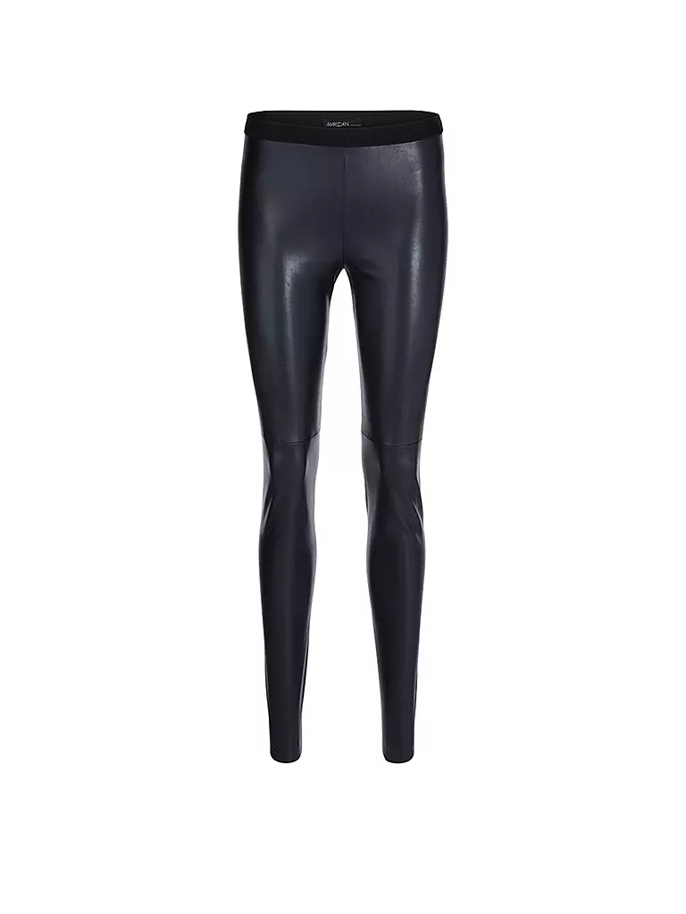 MARC CAIN | Leggings aspect cuir | blau