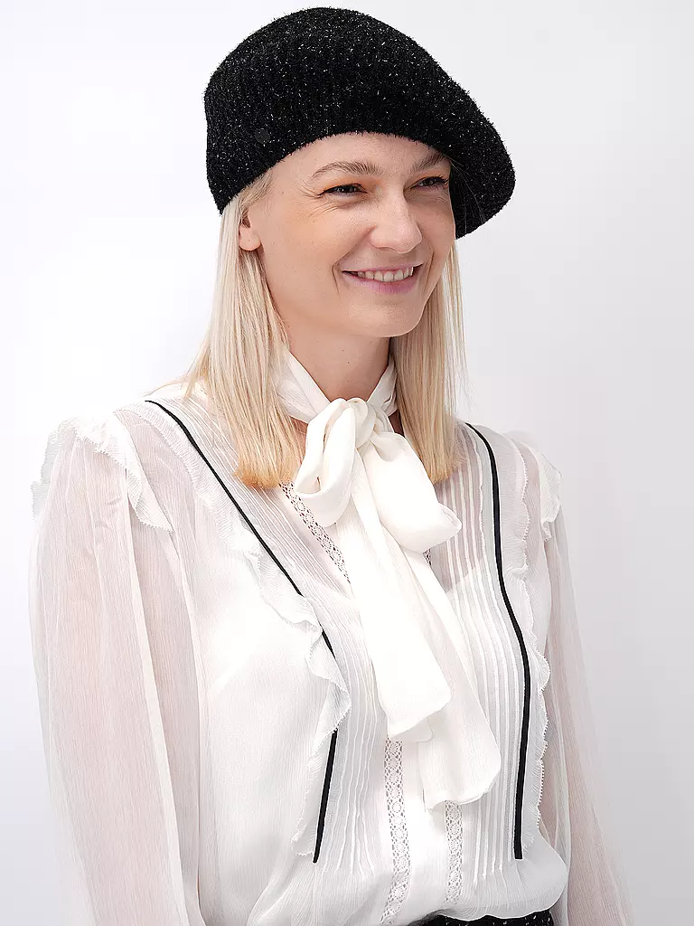 MARC CAIN | Mütze - Barett | Noir