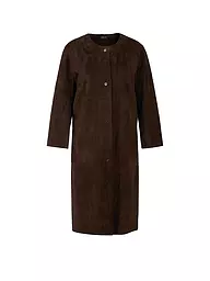 MARC CAIN | Manteau en cuir | Marron