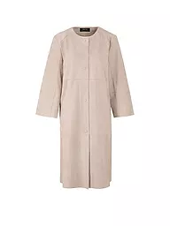 MARC CAIN | Manteau en cuir | Gris clair