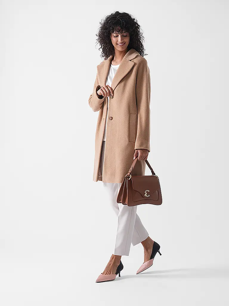 MARC CAIN | Manteau en laine | beige