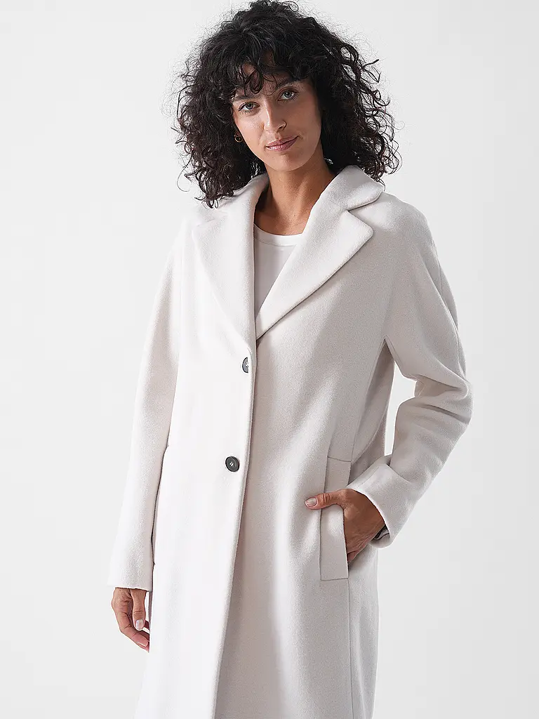 MARC CAIN | Manteau en laine | hellgrau