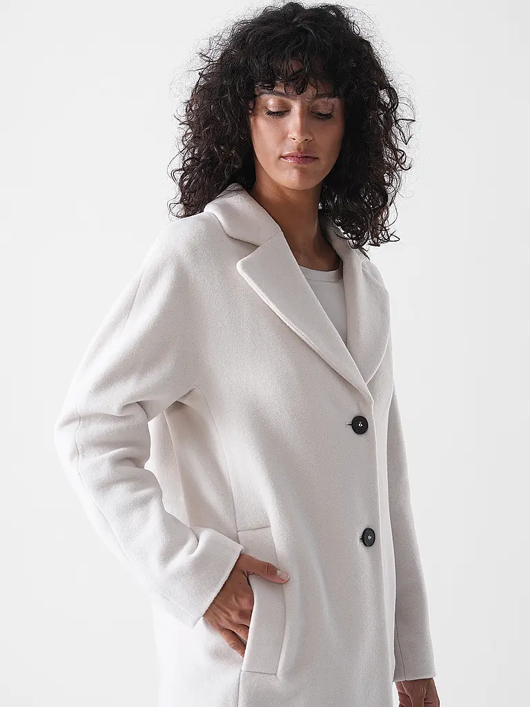 MARC CAIN | Manteau en laine | hellgrau