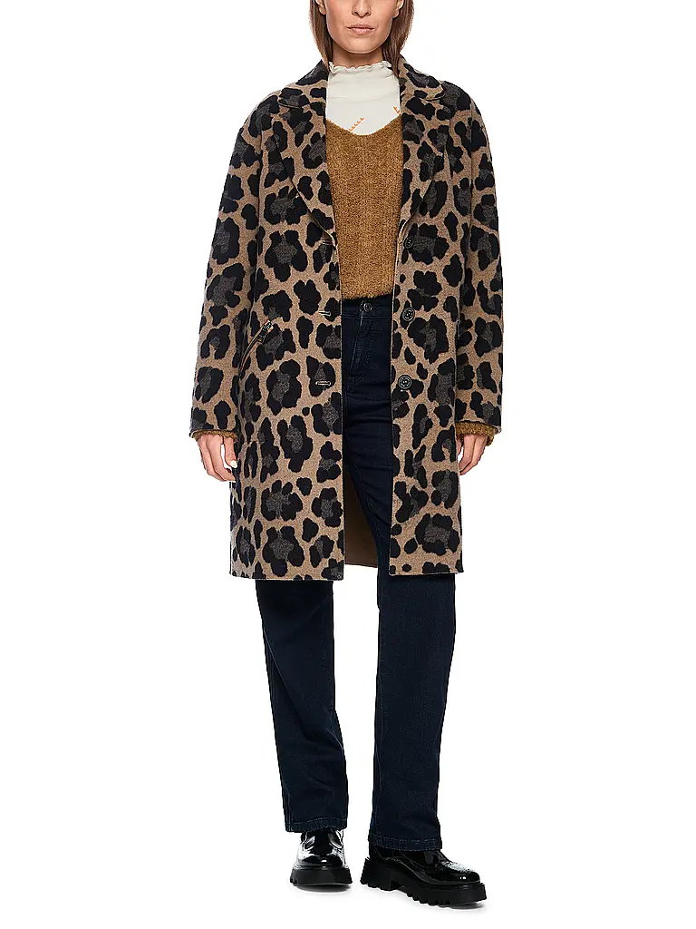 MARC CAIN | Manteau réversible | hellbraun