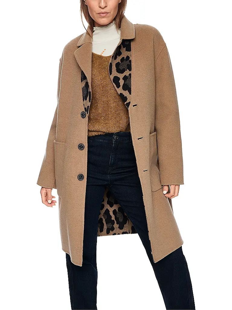 MARC CAIN | Manteau réversible | hellbraun