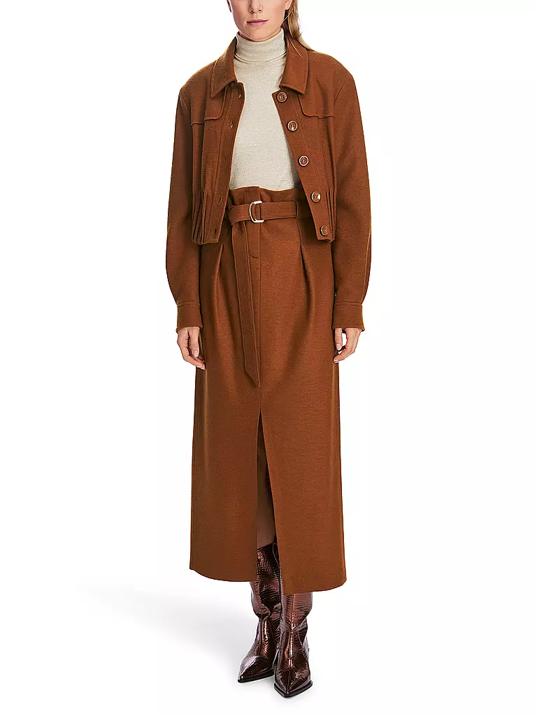 MARC CAIN | Maxi-jupe | braun