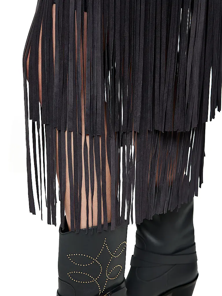 MARC CAIN | Maxi-jupe | Bleu foncé