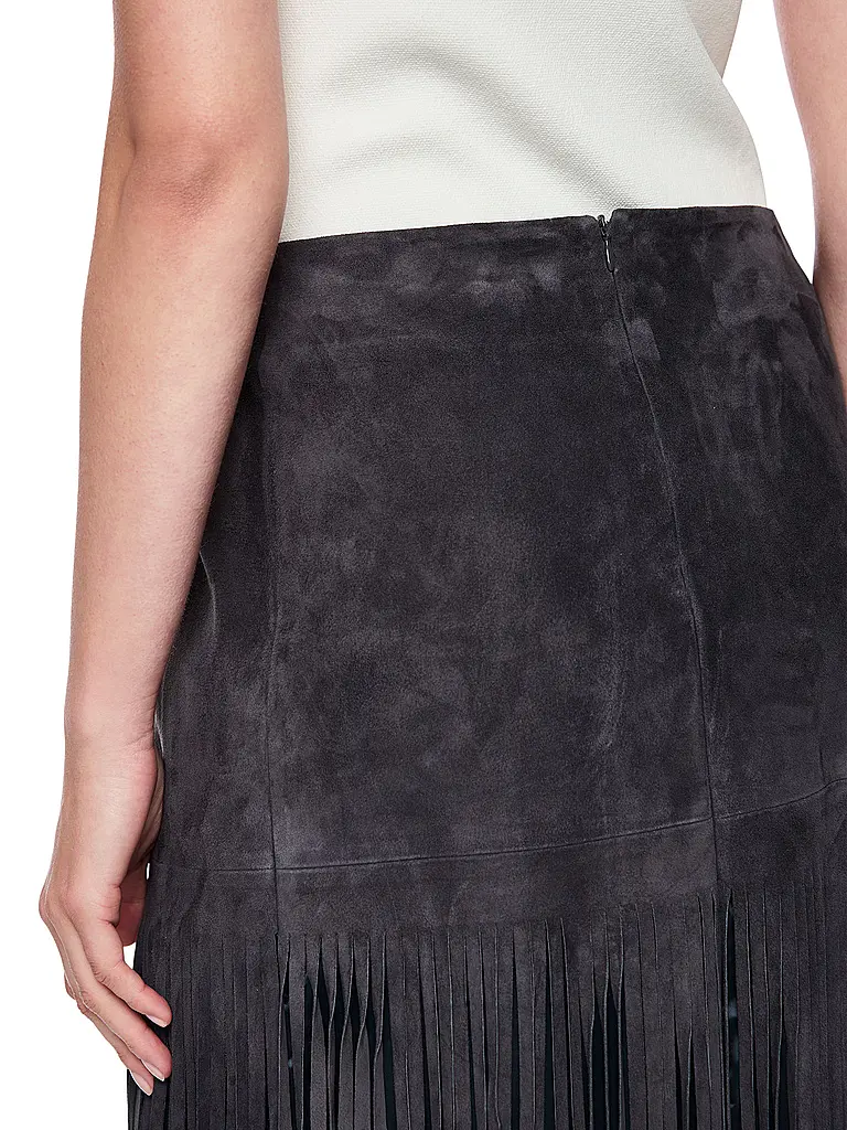 MARC CAIN | Maxi-jupe | Bleu foncé