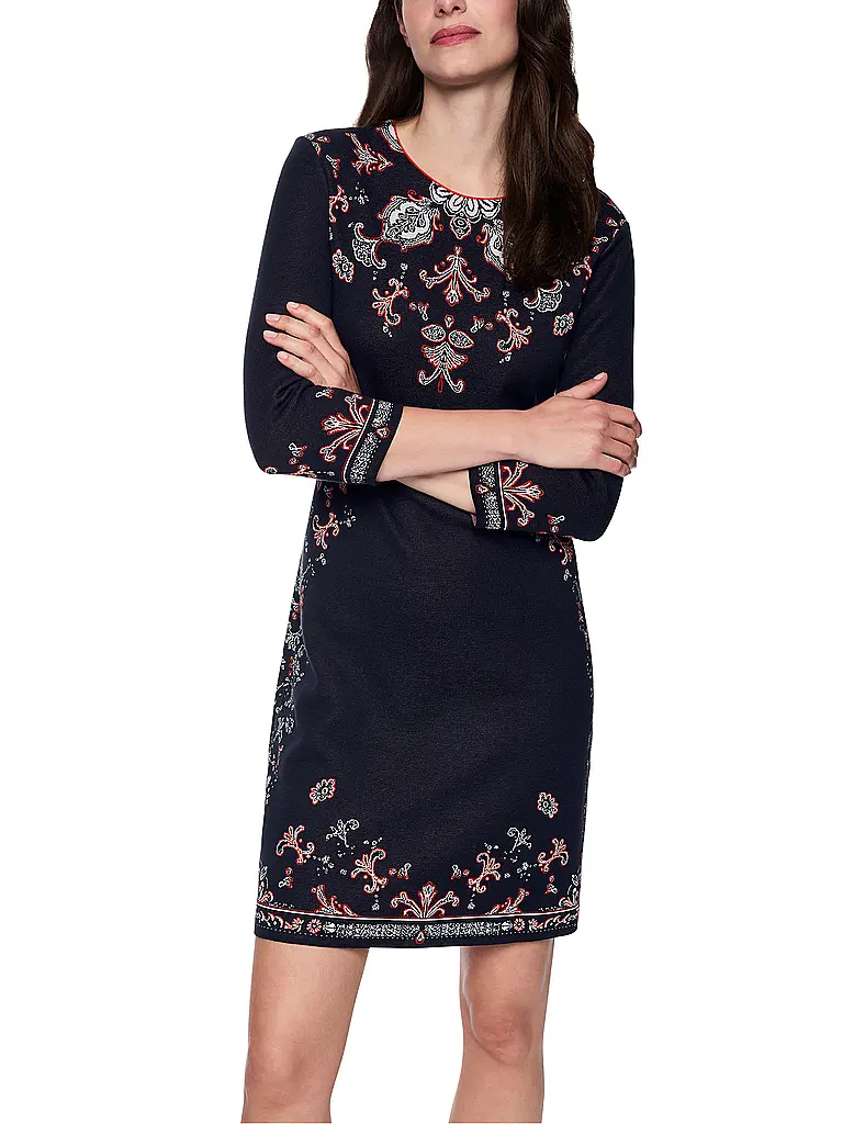 MARC CAIN | Midikleid | Bleu foncé