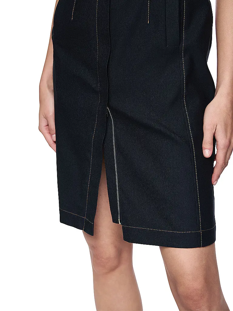 MARC CAIN | Midikleid | Bleu foncé