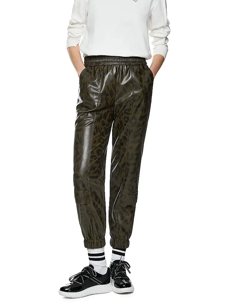 MARC CAIN | Pantalon aspect cuir ROYE | 