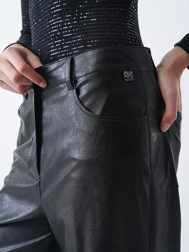 MARC CAIN | Pantalon aspect cuir WARRI | 