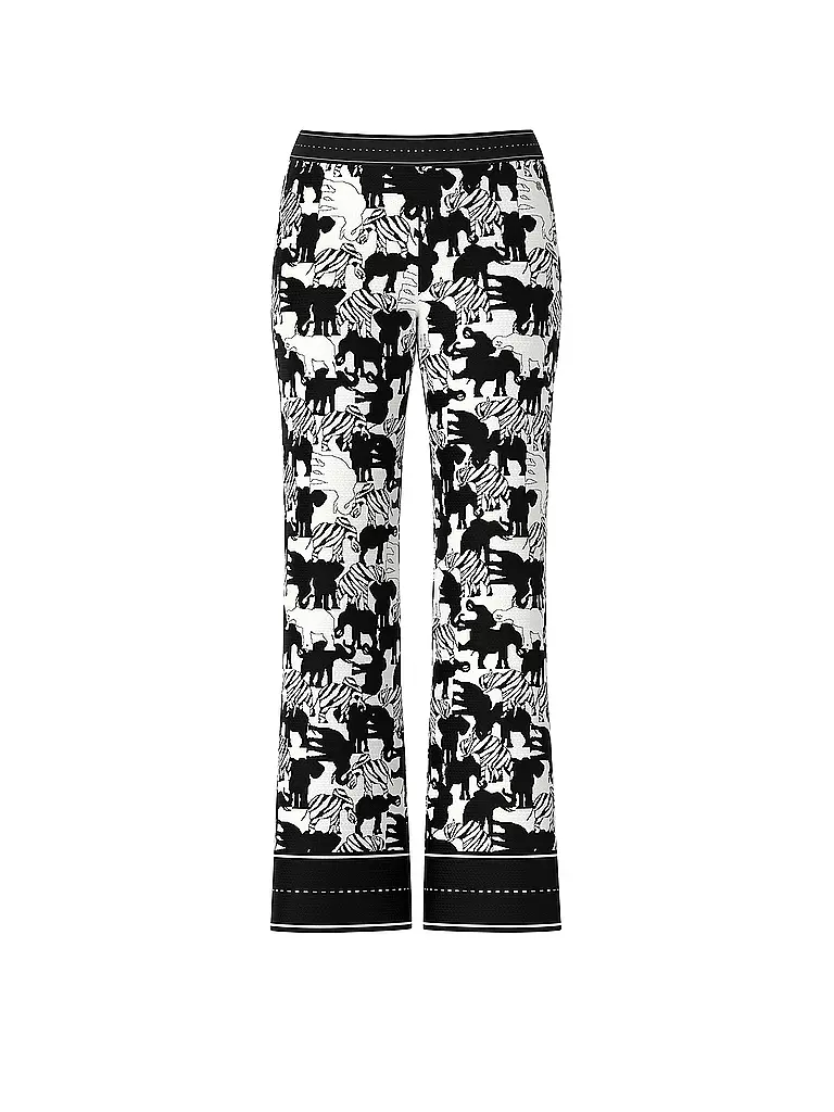 MARC CAIN | Pantalon coupe évasée | schwarz
