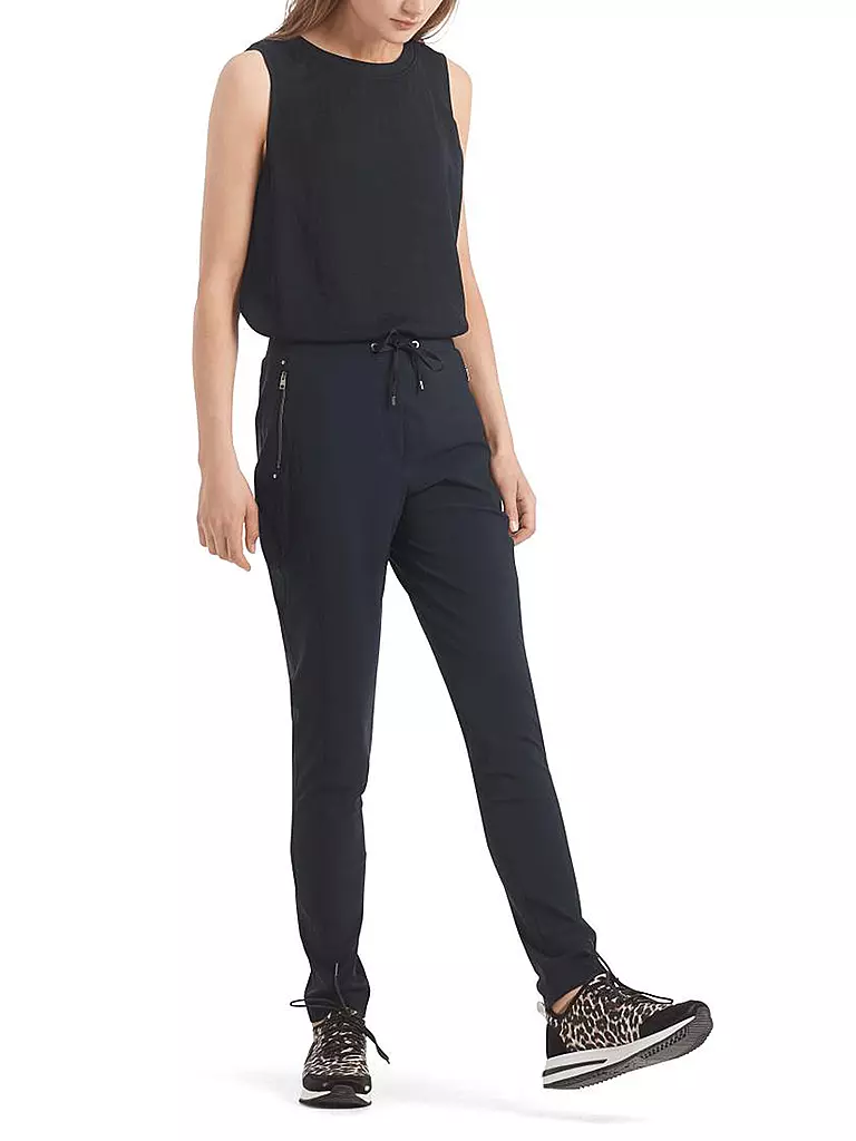 MARC CAIN | Pantalon de jogging coupe ajustée | dunkelblau