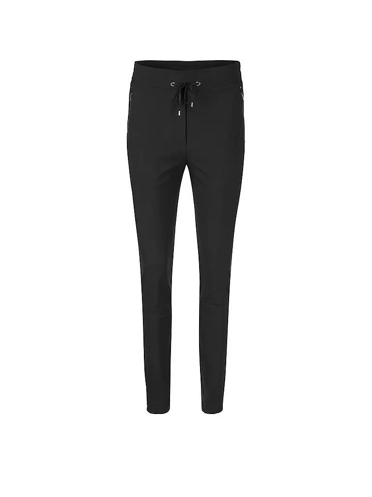 MARC CAIN | Pantalon de jogging coupe décontractée | Noir