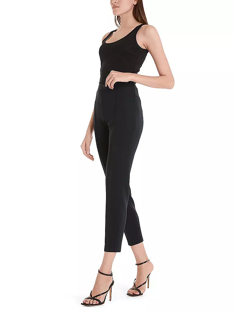 MARC CAIN | Pantalon de tailleur 7/8 | Bleu foncé