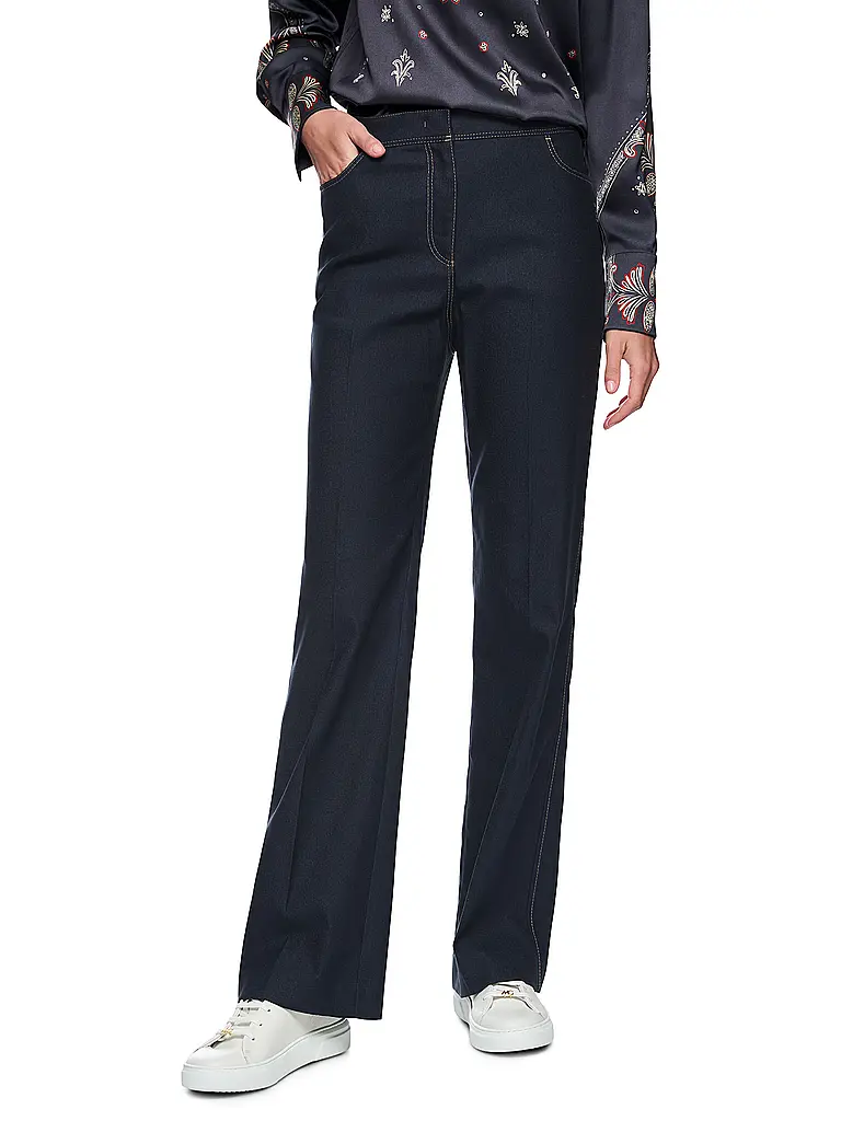 MARC CAIN | Pantalon de tailleur FAID | Bleu foncé