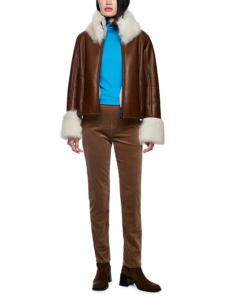 MARC CAIN | Pantalon de tailleur SIENA | Marron