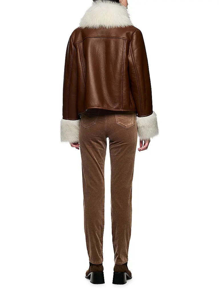 MARC CAIN | Pantalon de tailleur SIENA | Marron