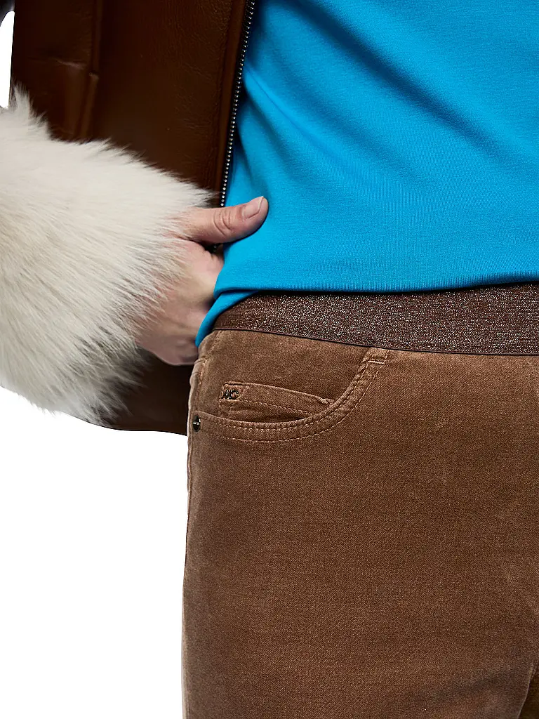 MARC CAIN | Pantalon de tailleur SIENA | Marron